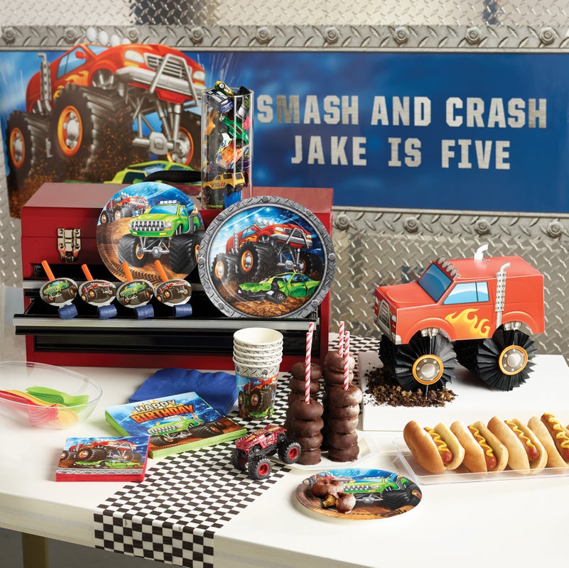 Monster Truck Rally Tableware Set