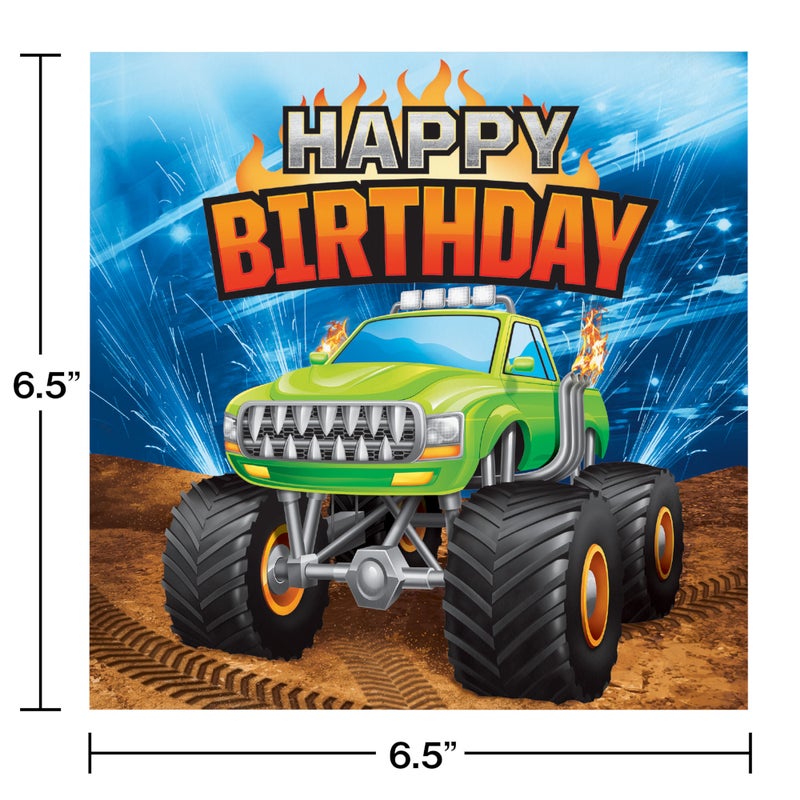 Monster Truck Rally Tableware Set