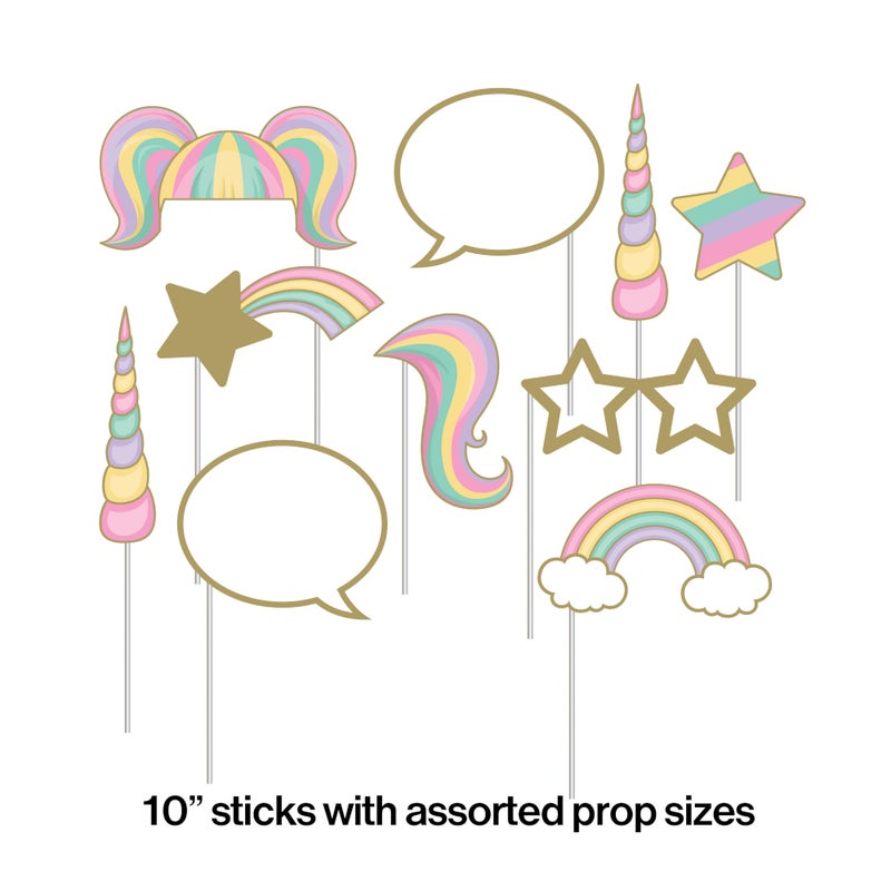 Unicorn Sparkle Photo Prop Kit