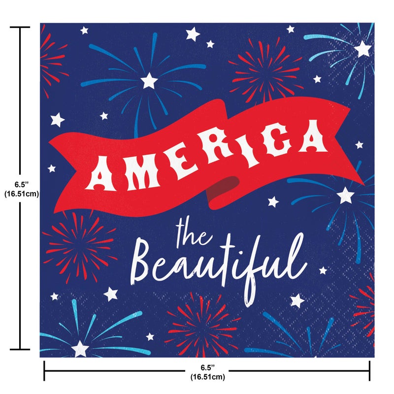 Lady Liberty Luncheon Napkin (16 ct)