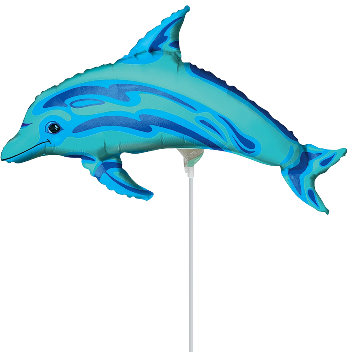 14" Ocean Blue Dolphin Balloon