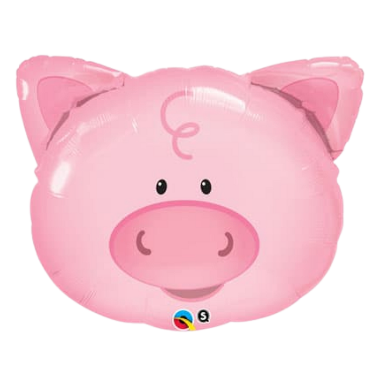 14" Playfull Pig Head Balloon