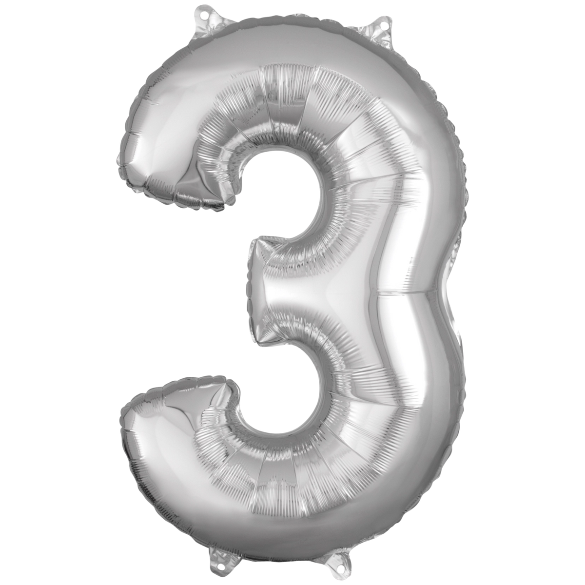 26" Shaped Number, Silver