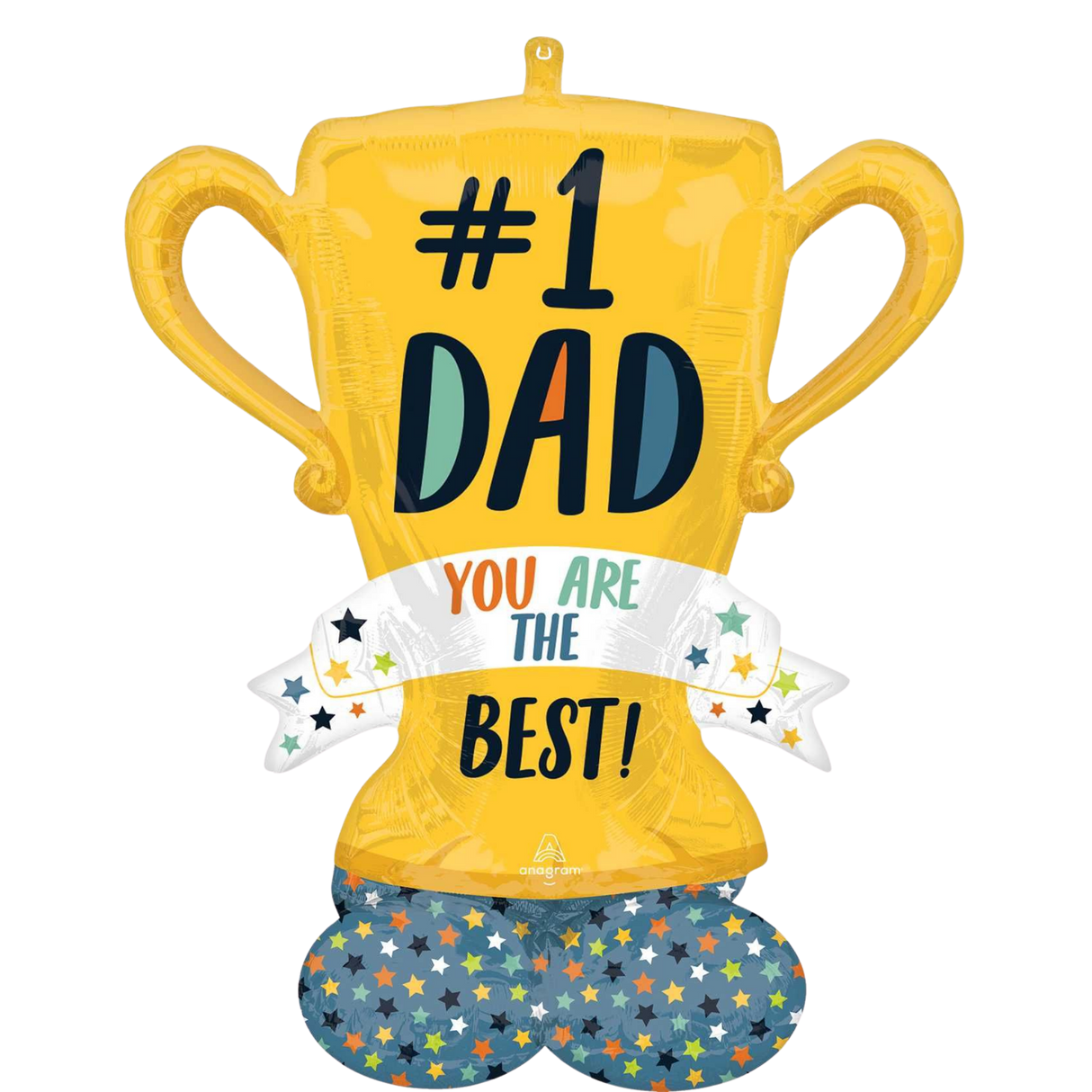 43" #1 Best Dad Trophy Airloonz