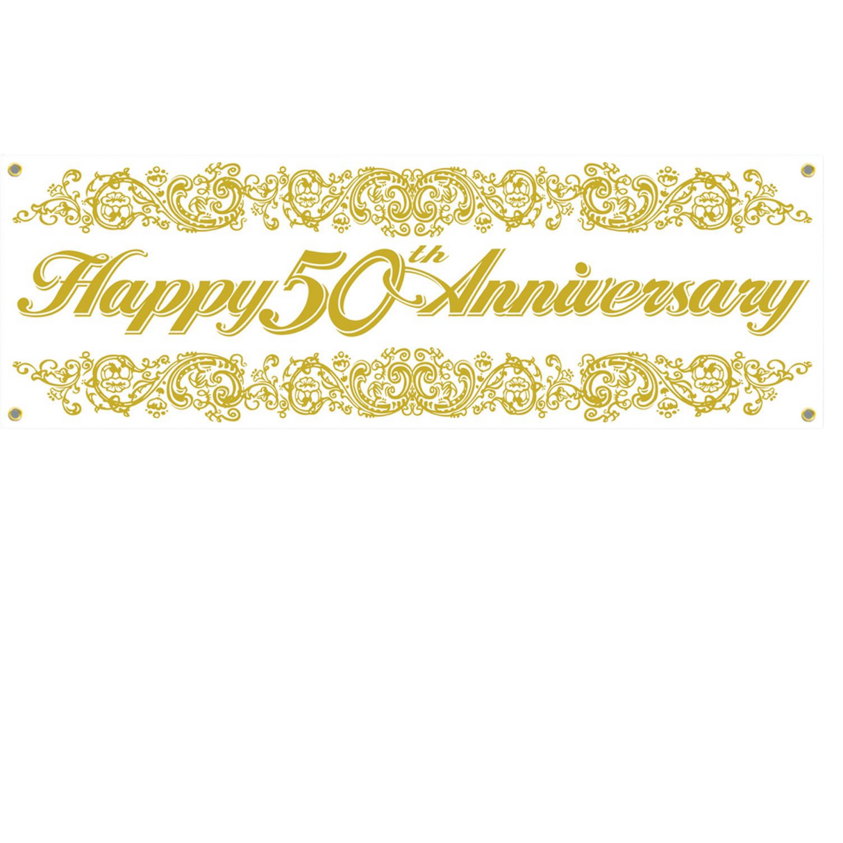 50th Anniversary Sign Banner