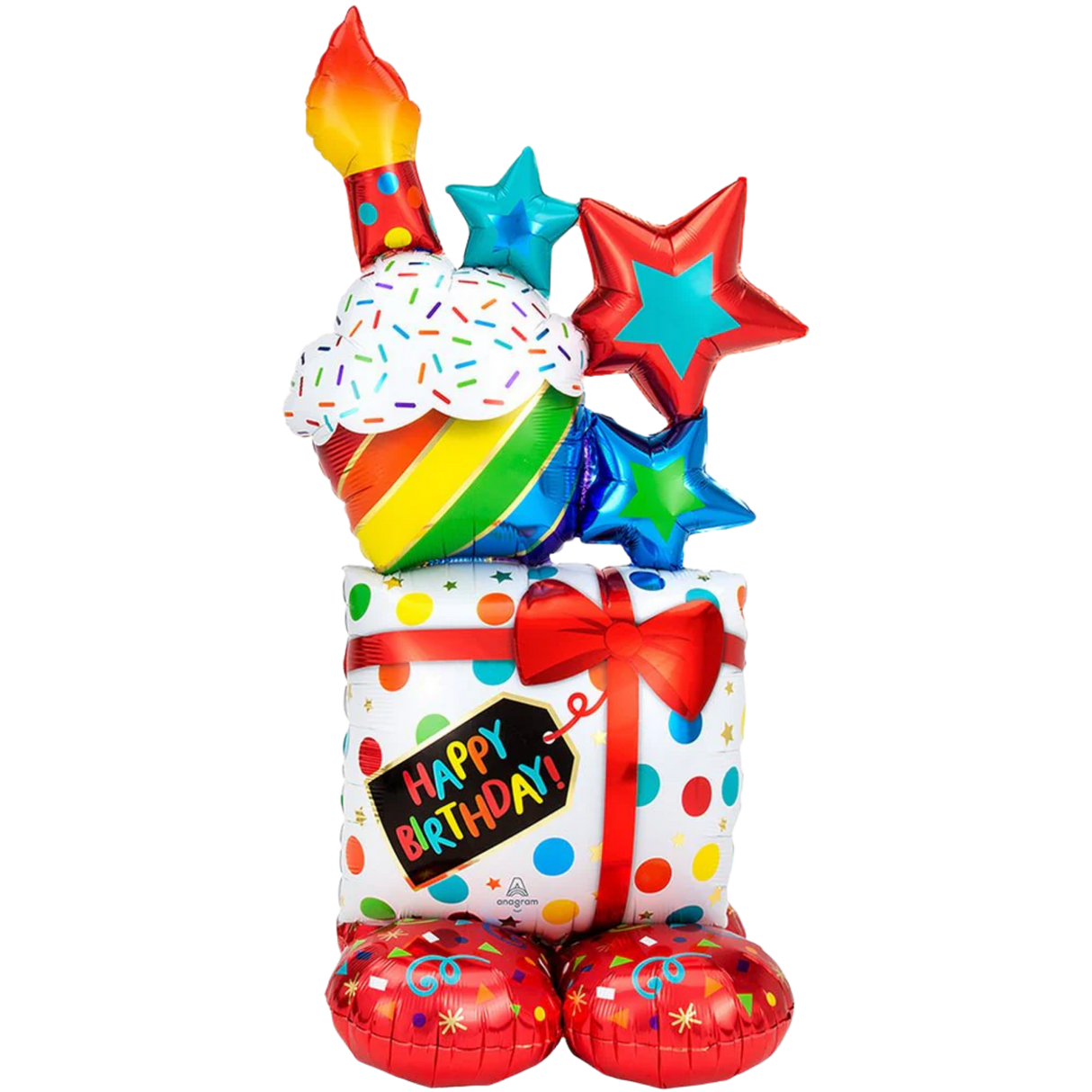 55" Birthday Icons Stacker Airloonz
