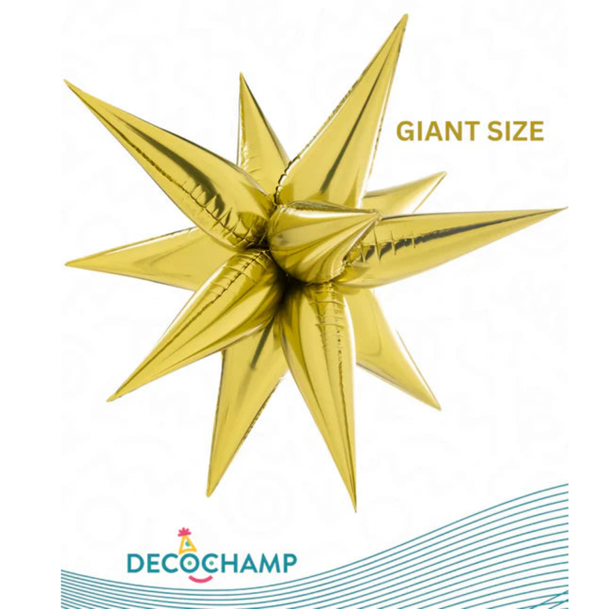 60" Gold Decostar Starburst