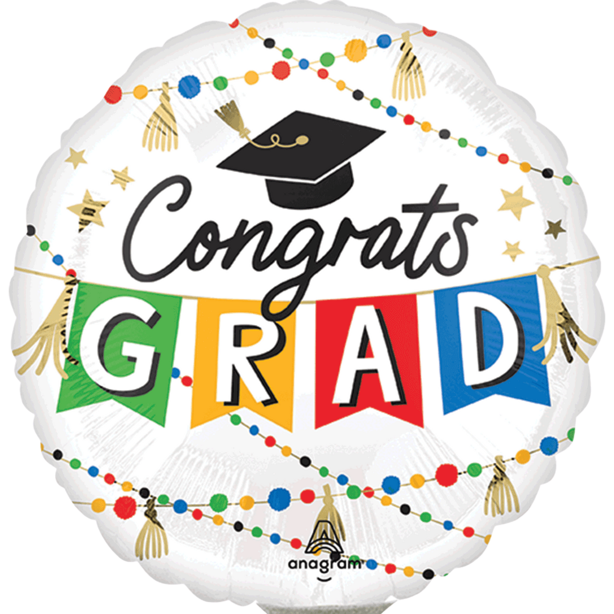 9" Congrats Grad Party Balloon