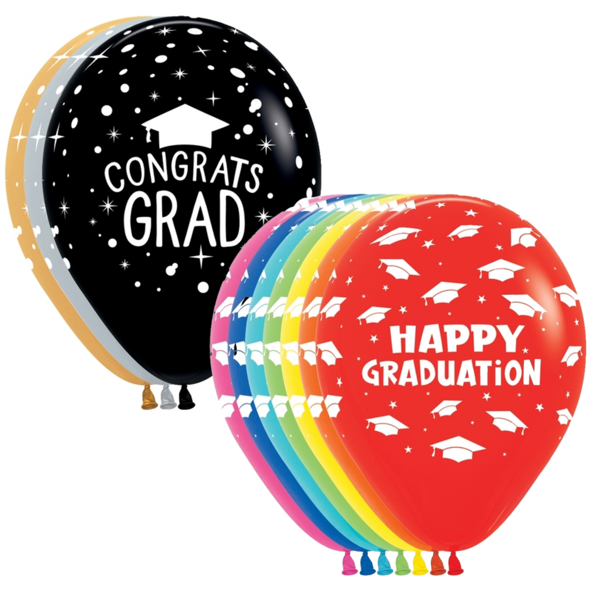 11" Printed Latex Balloon with Helium