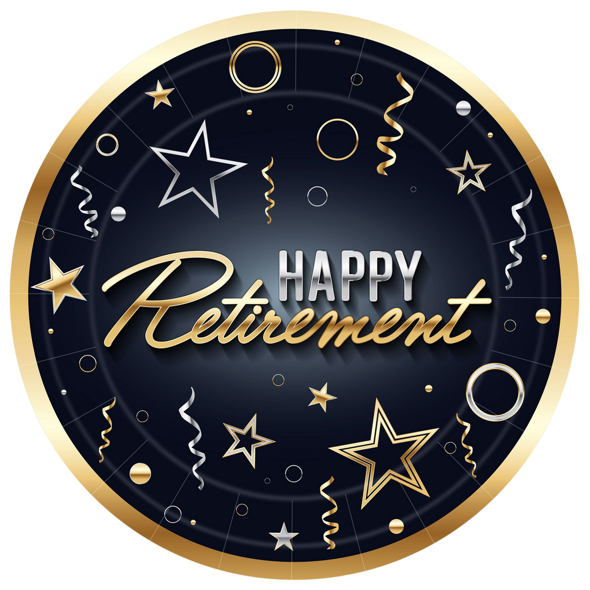 Happy Retirement Tableware and Decor Set