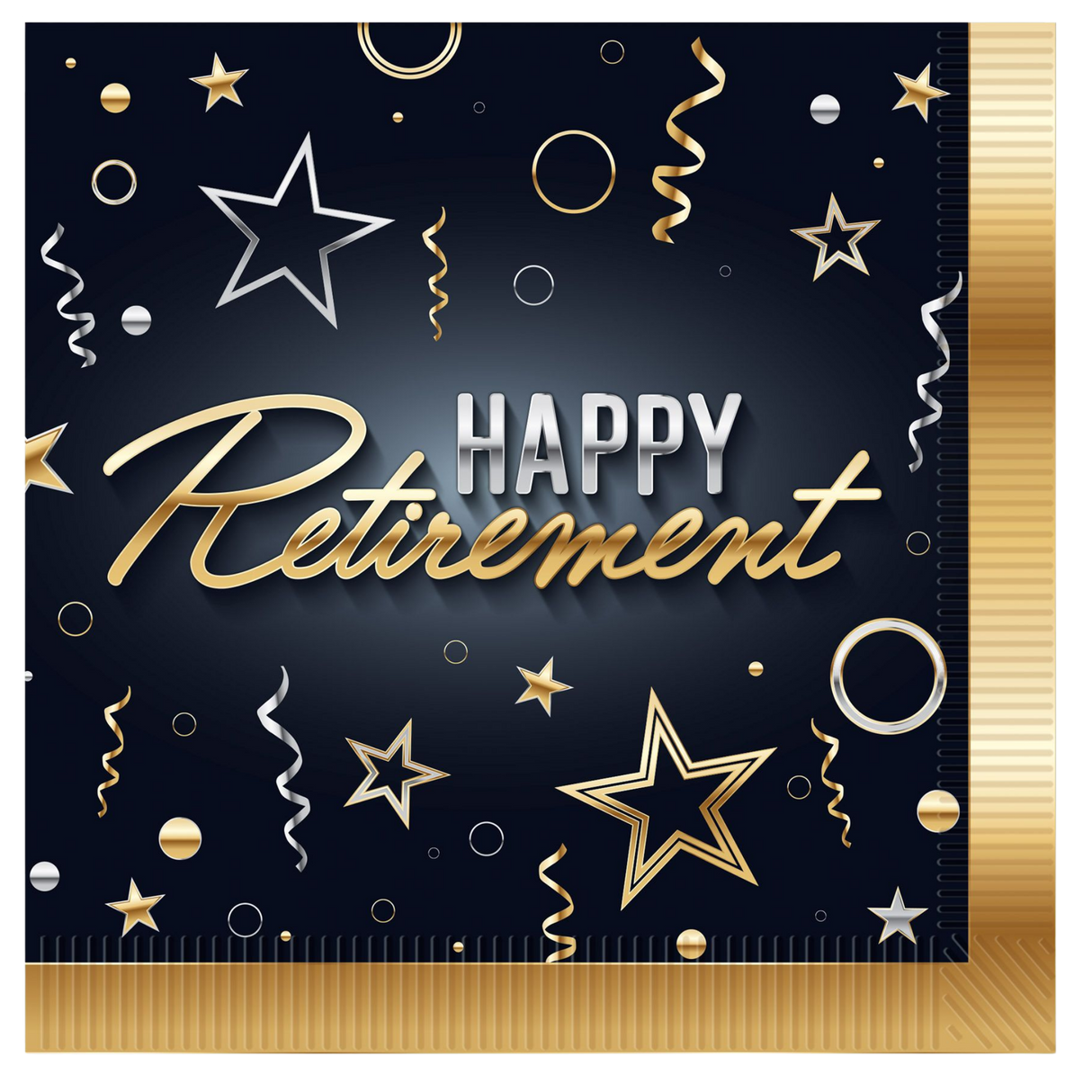 Happy Retirement Tableware and Decor Set