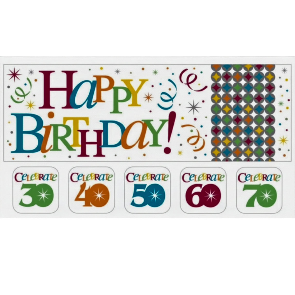 Celebrate in Style Giant Party Banner