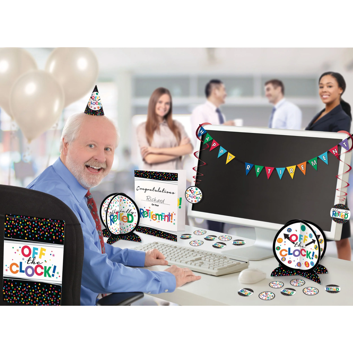 Officially Retired Office Decor Kit
