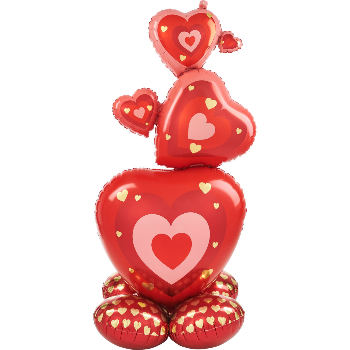 55" Stacking Hearts Airloonz