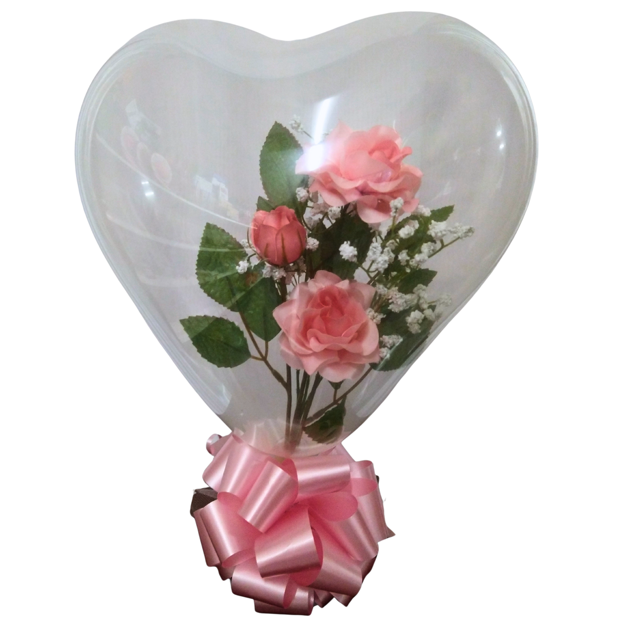 Stuffed Heart Balloon Floral