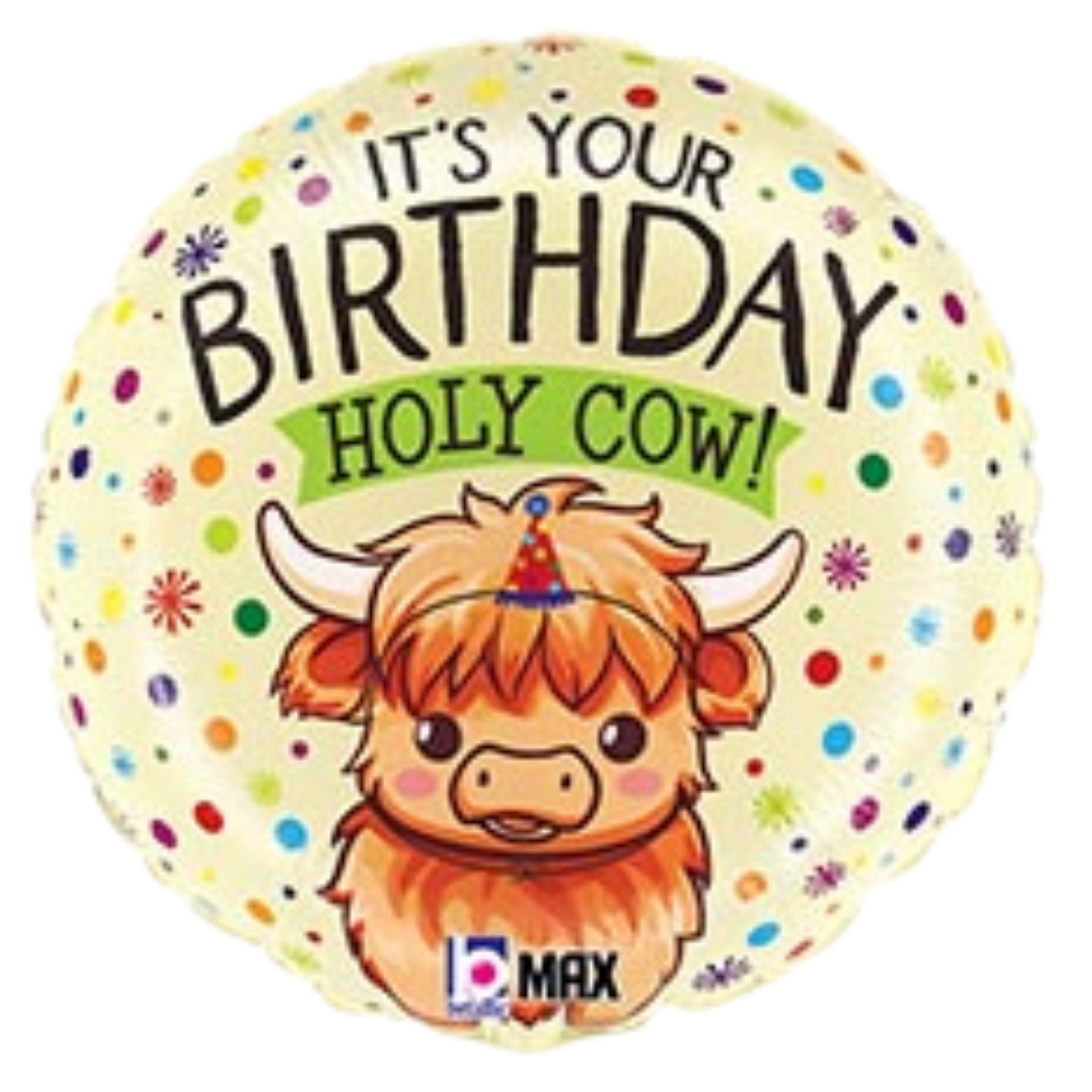 18" Holy Cow! Birthday