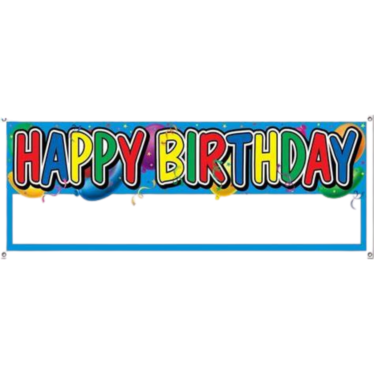 Customizable Happy Birthday Sign Banner