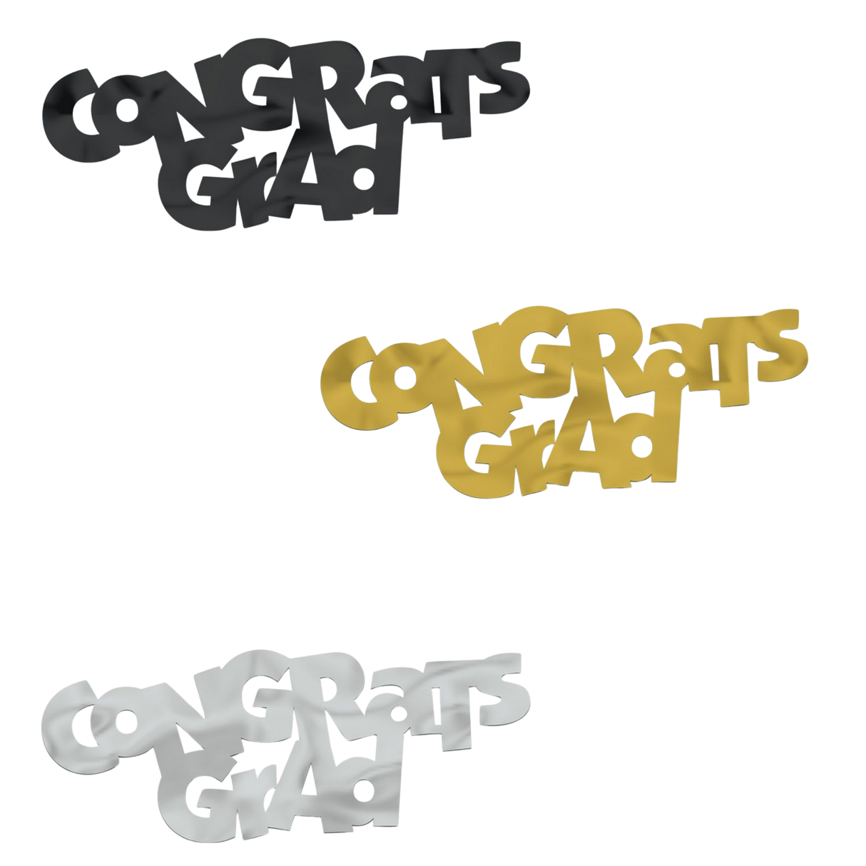 Jumbo Congrats Grad Fanci-Fetti. 6 pcs