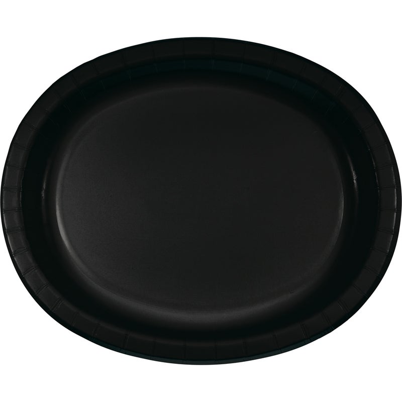 Oval Platter Black Velvet, 8 count