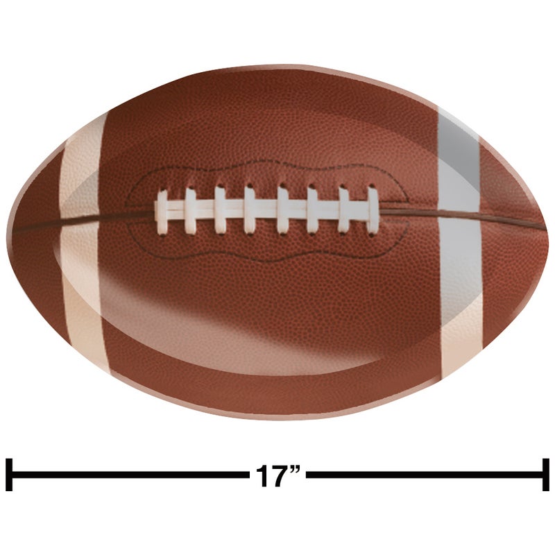 Football Shaped Plastic Tray