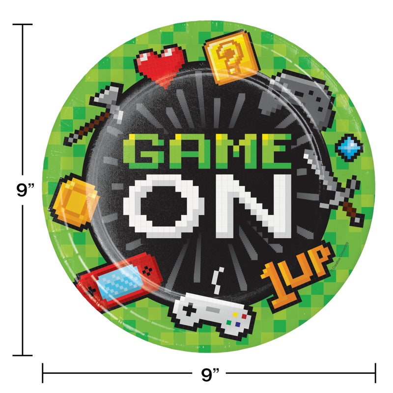 Gaming Party Birthday Tableware and Decoration
