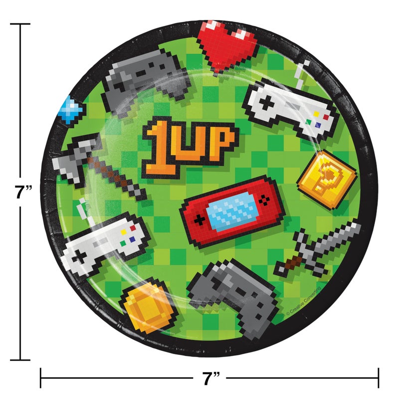 Gaming Party Birthday Tableware and Decoration