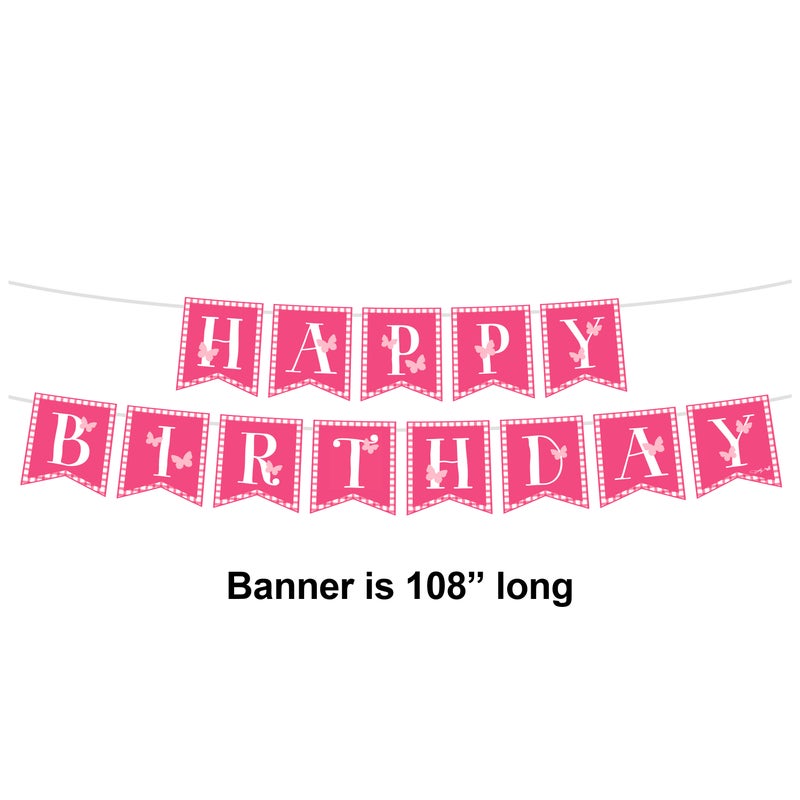 Happy Birthday Ribbon Banner, Dolly