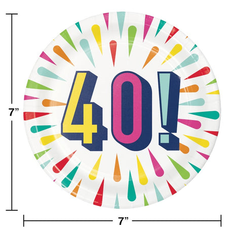 Birthday Burst  Milestone Tableware Set