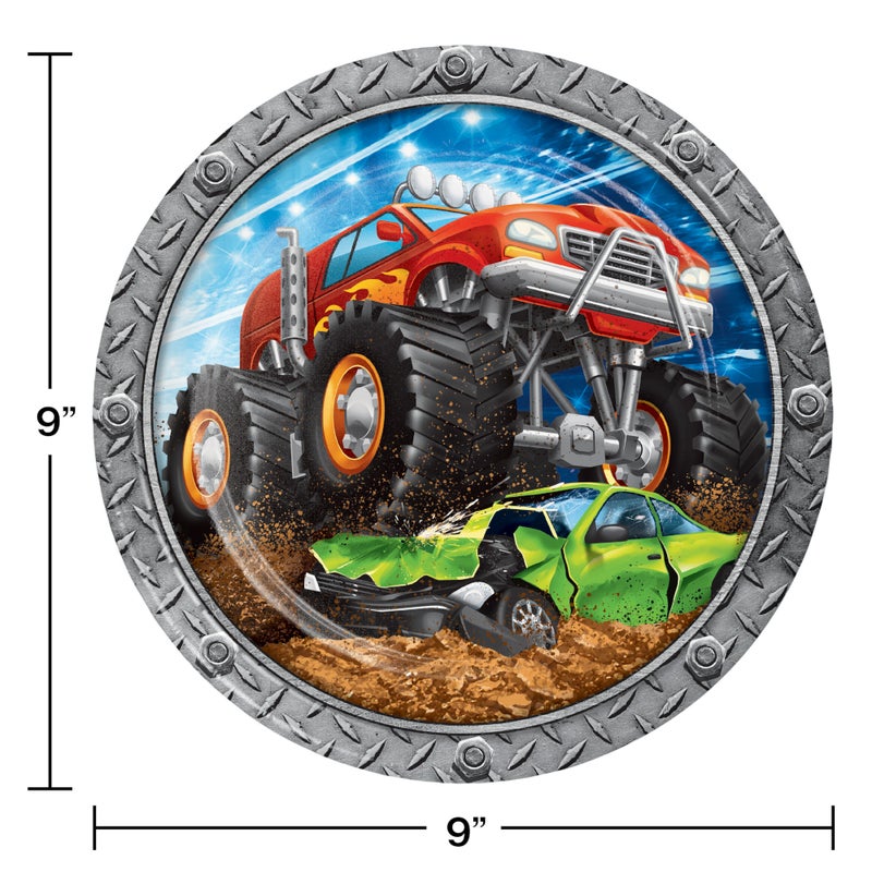 Monster Truck Rally Tableware Set