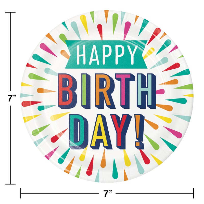 Birthday Burst  Milestone Tableware Set