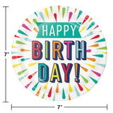 Birthday Burst  Milestone Tableware Set