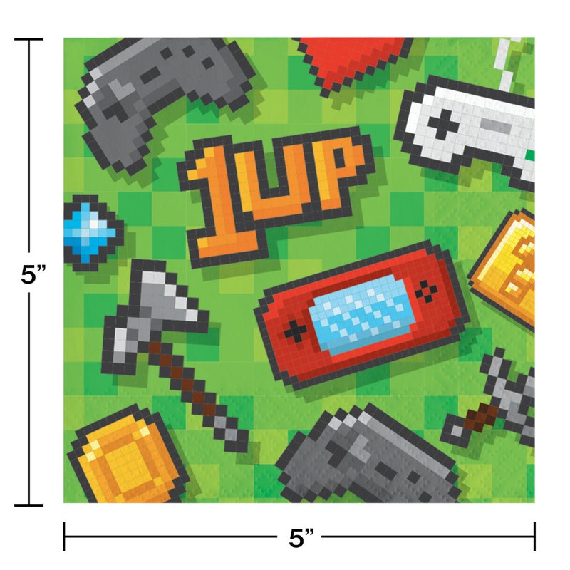 Gaming Party Birthday Tableware and Decoration