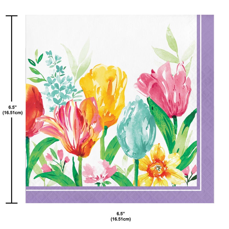 Beautiful Blooms Luncheon Napkin