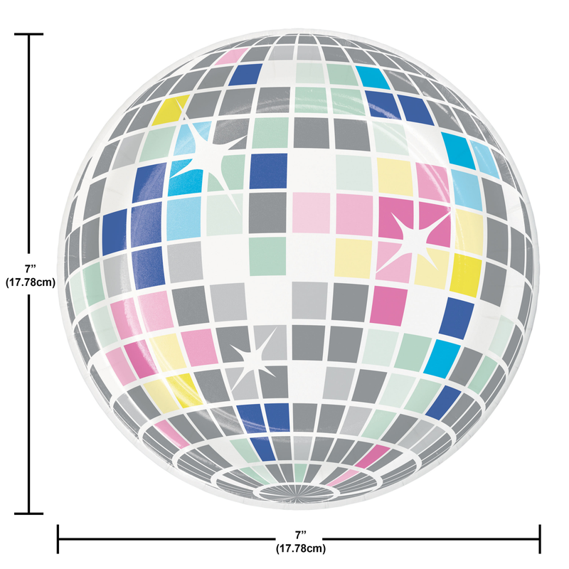 Birthday Beats Disco 7" Plate (8 ct.)