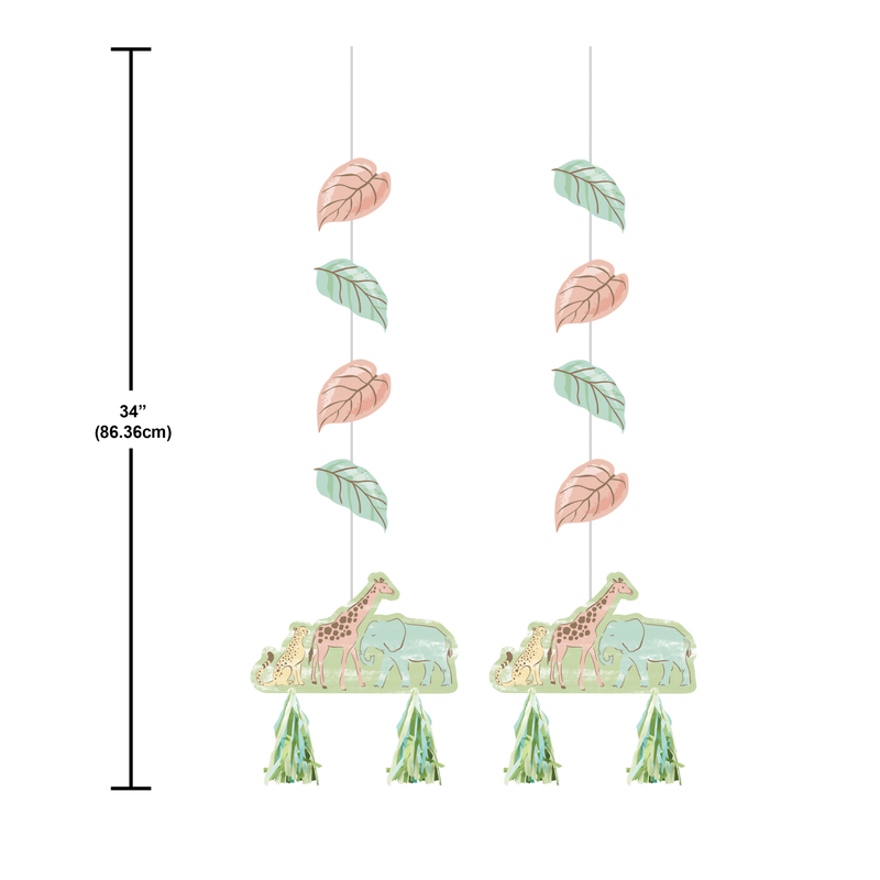Safari Baby Hanging Cutouts