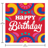 Birthday Swirls Tableware
