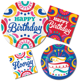 Birthday Swirls Tableware
