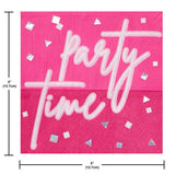 Foil Pink Napkin Set