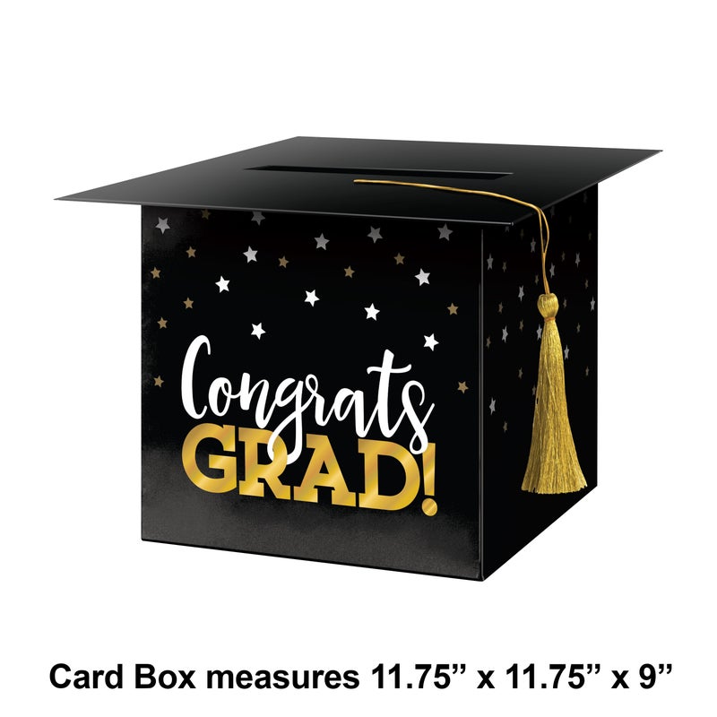 Congrats Grad Cap Card Box