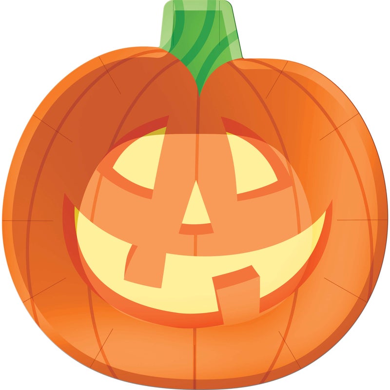 Pumpkin Shaped Plate, 9"