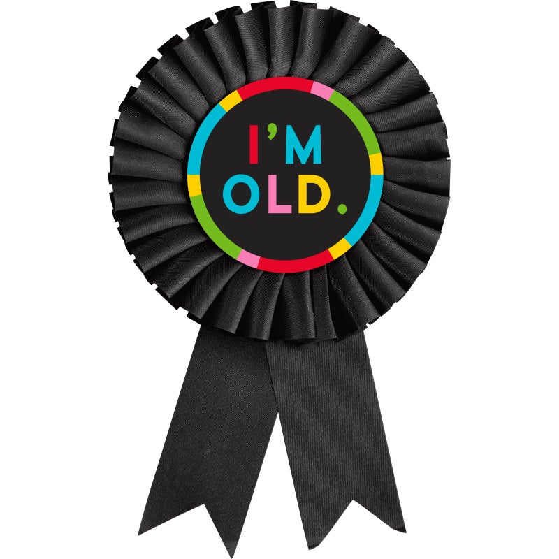 Snarky Celebrations "I'm Old" Ribbon