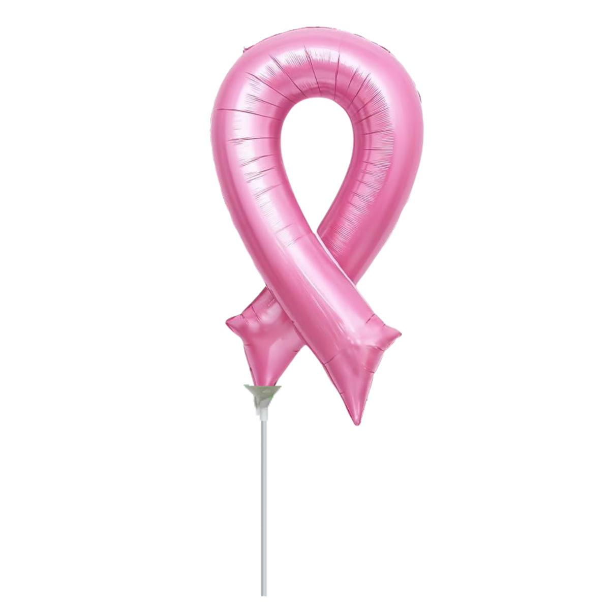 14" Airfilled Pink Cancer Ribbon
