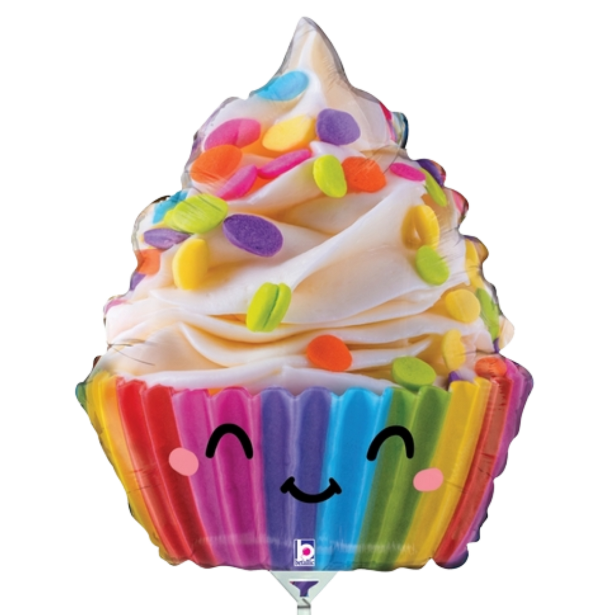 14" Cute Birthday Cupcake Balloon