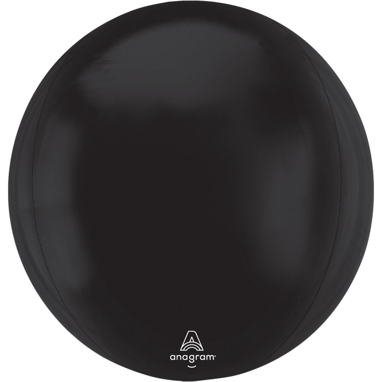 15" Black Orbz Balloon
