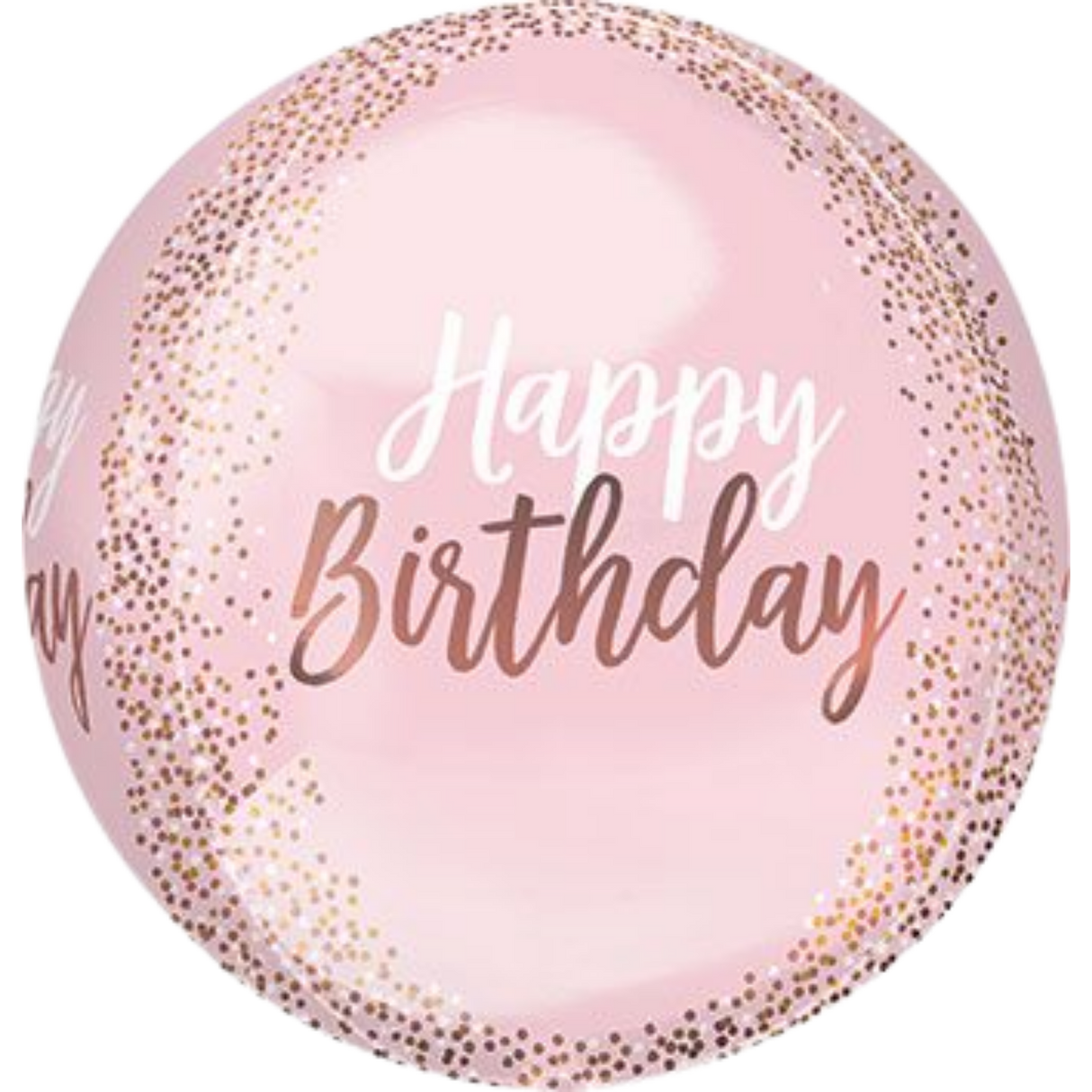 Blush Birthday Orbz, 15"