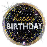 Happy Birthday Glitter Metallic Party