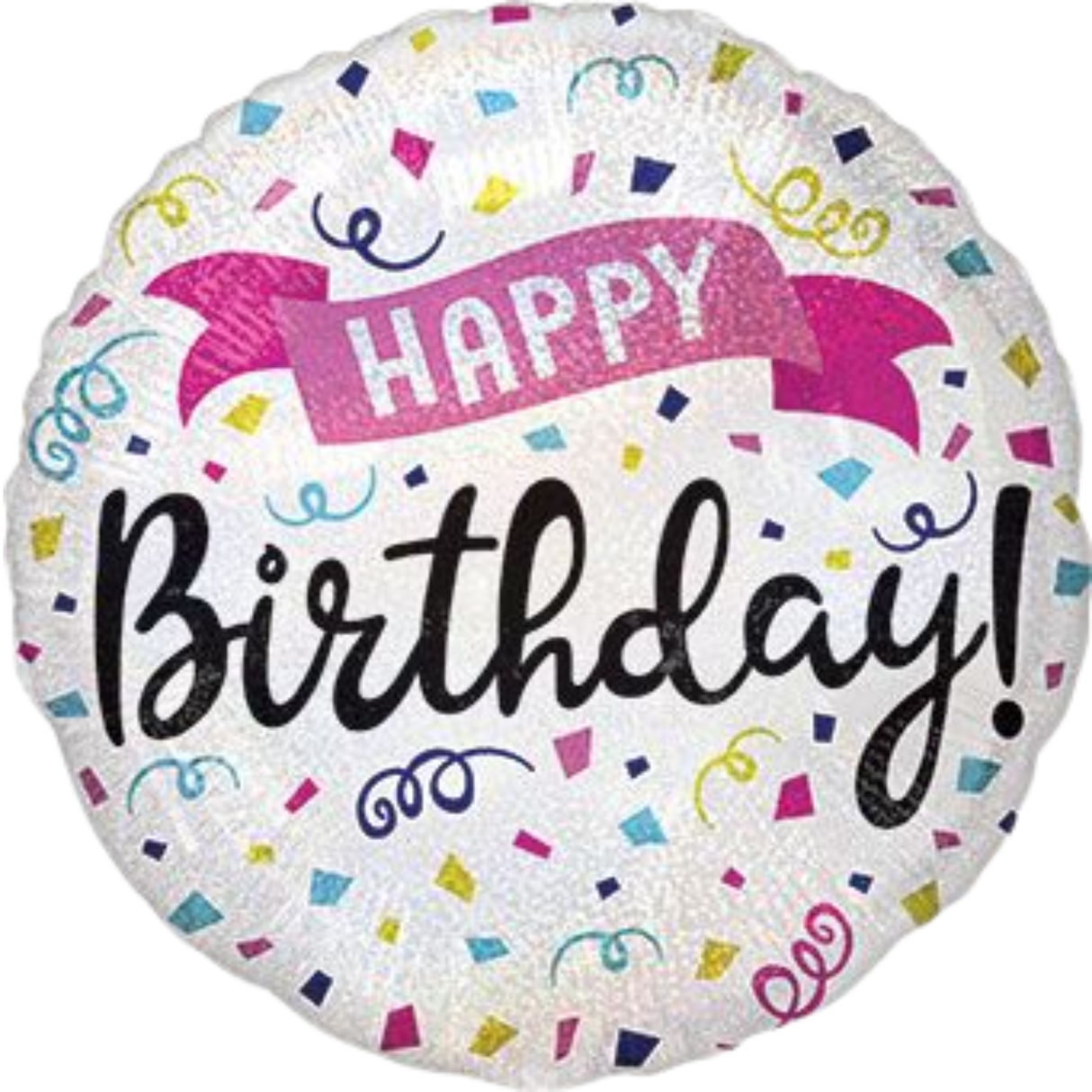 Happy Birthday Sparkle Banner Balloon