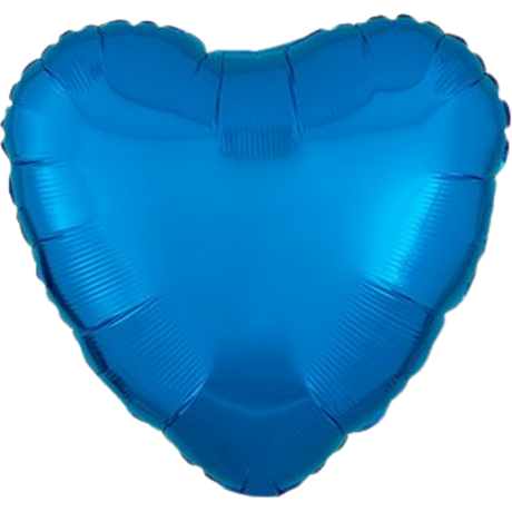 18" Solid Color Heart Balloon