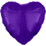 18" Solid Color Heart Balloon