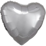 18" Solid Color Heart Balloon